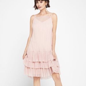 NWT Sleeveless Pleated Tutu Dress